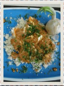 Couscous in Cottage Cheese Gravy
