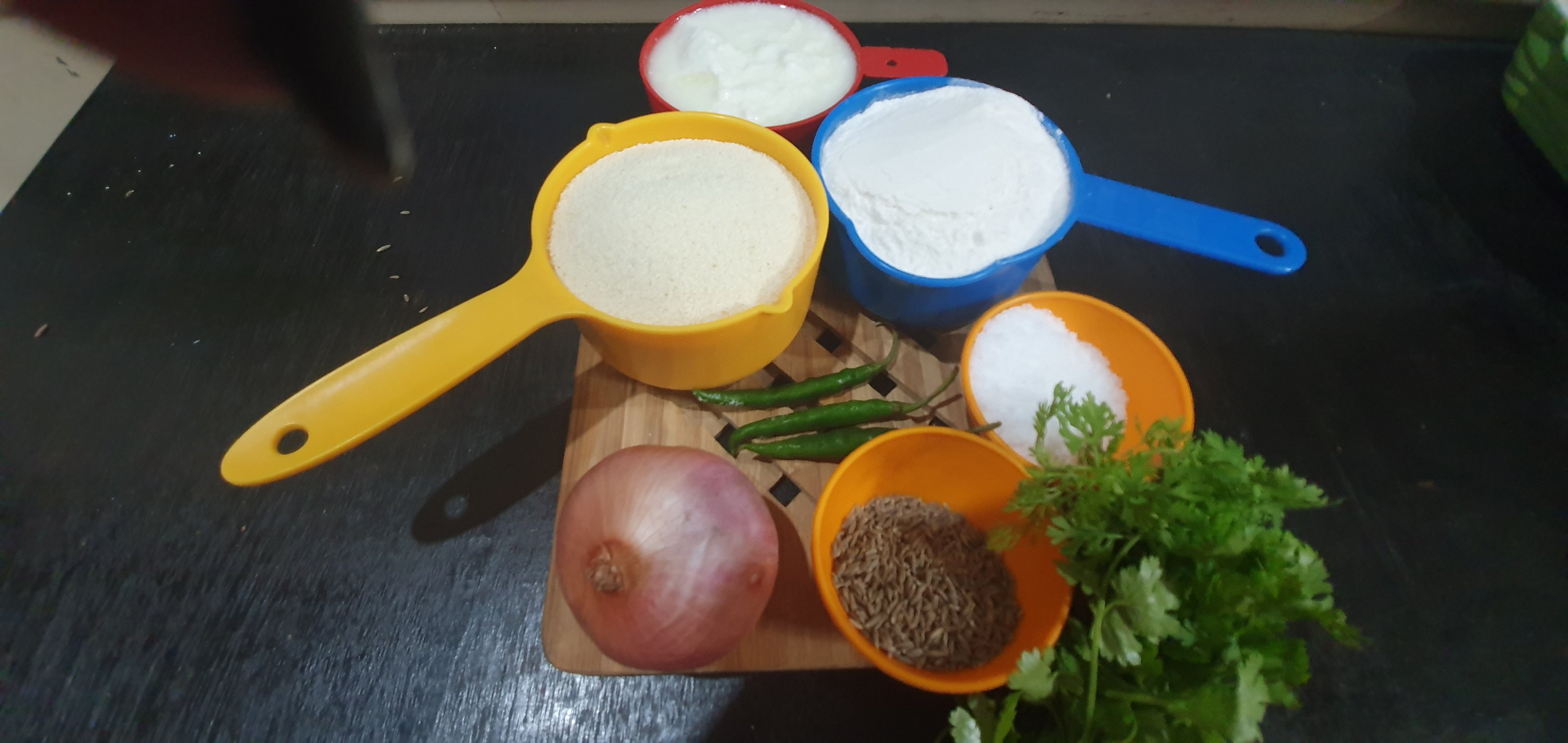 Ingredients for paniyaram